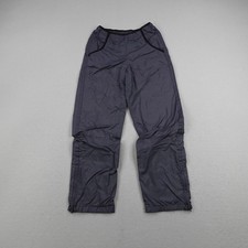 Vintage Nike Pants Womens Small Blue Lined Windbreaker Track Joggers Ankle Zip