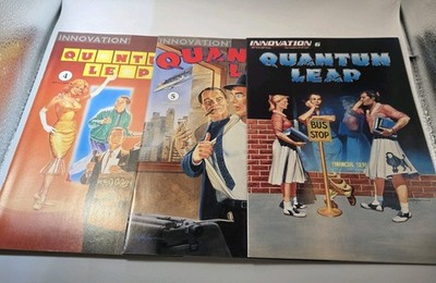 Quantum Leap 3 Issue Lot 1992 Comic Book Lot 4 5 6 Innovation C. Winston Taylor 