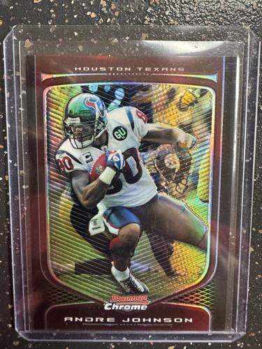 Andre Johnson #66 2009 Bowman Chrome card