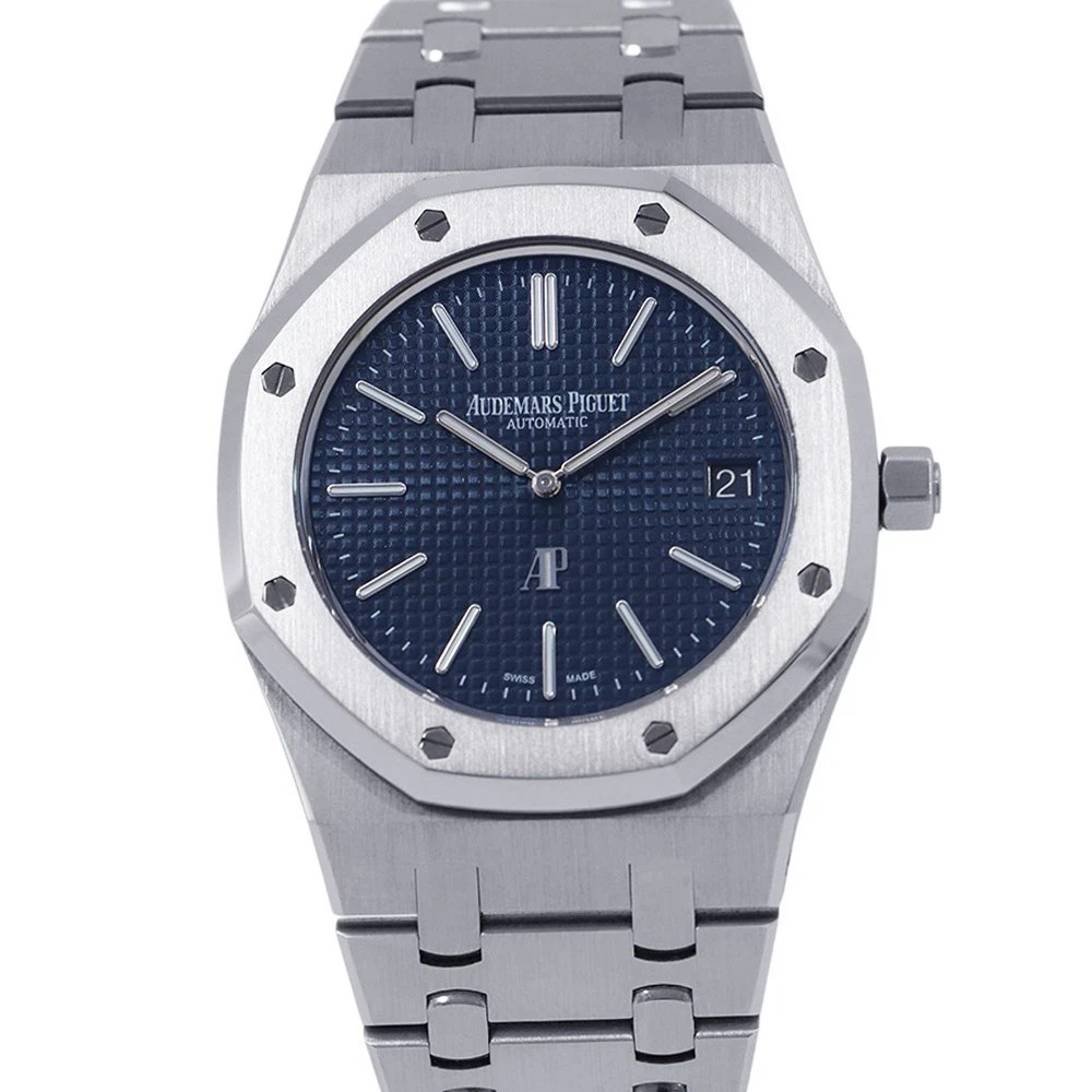 Audemars Piguet — Audemars Piguet Royal Oak Extra Thin 39mm Stainless Steel Blue Dial 15202ST....