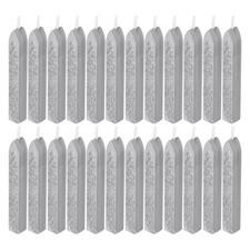Wax Seal Sticks, 22pcs Sealing Wax Sticks Sealer for Stamp Seals, Silver