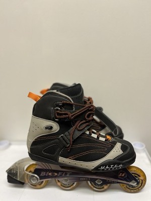 Ultra Wheels XT3 BIOFIT Men s Size 10 Rollerblades Black/Orange Inline Skates