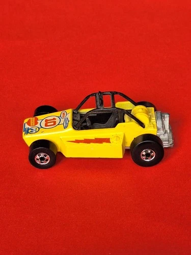 Vintage 1975 Mattel Hot Wheels Rock Buster Yellow Hong Kong
