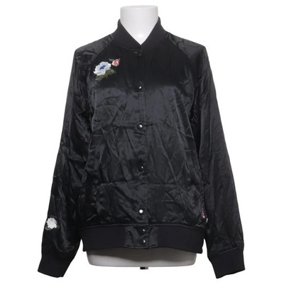 Levi Strauss & Co, Bomberjacke, Damen, Größe: M, Schwarz, Polyester/Viskose #dAH