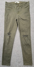 Gap 1969 Womens Green Jeans Easy Leggings Size 6 / 28R Distressed