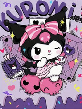 Kuromi Diamond Painting Kit for Adult - Kawaii Diamond Painting Full Drill