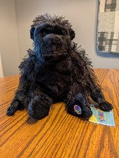 GANZ Webkinz Gorilla Plush 2008 Retired with Sealed Code HM040