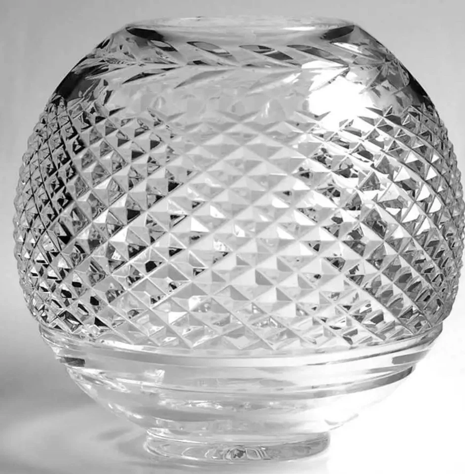 Waterford Crystal Glandore Round Rose Bowl Cut No Band Round 5 3/8” Excellent - Image 2 of 4