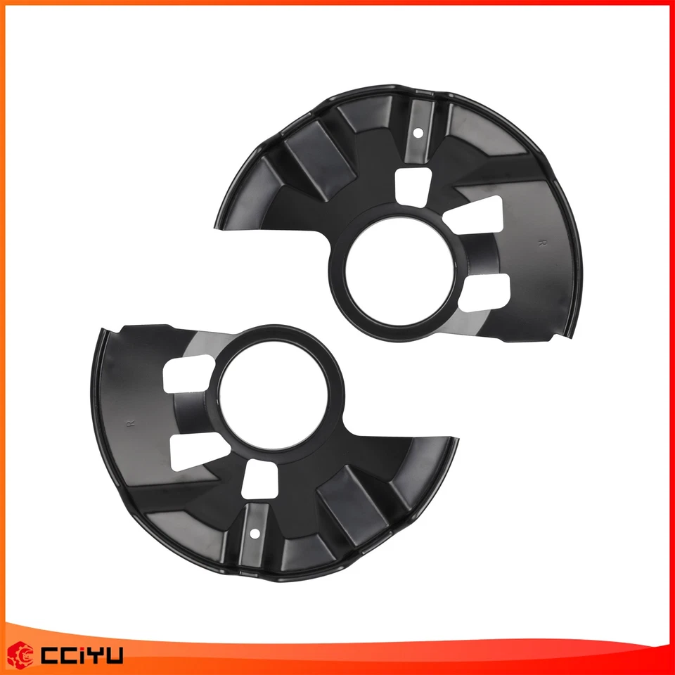 Front LH & RH Brake Dust Shields For Lincoln 2007-2011 2012 MKZ 2006 Zephyr Foto 2 de 4