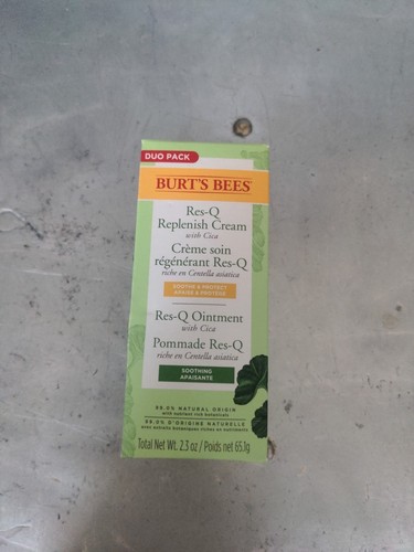 Burts Bees Res-Q Skincare Set Ointment 17g + Replenish Cream 48g Soothe&Protect - Picture 2 of 4