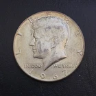 1967  50c Kennedy SILVER Half Dollar