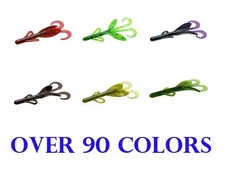 Zoom Brush Hog Model 022 Fishing Bait Soft Plastic 6" 8 Pack