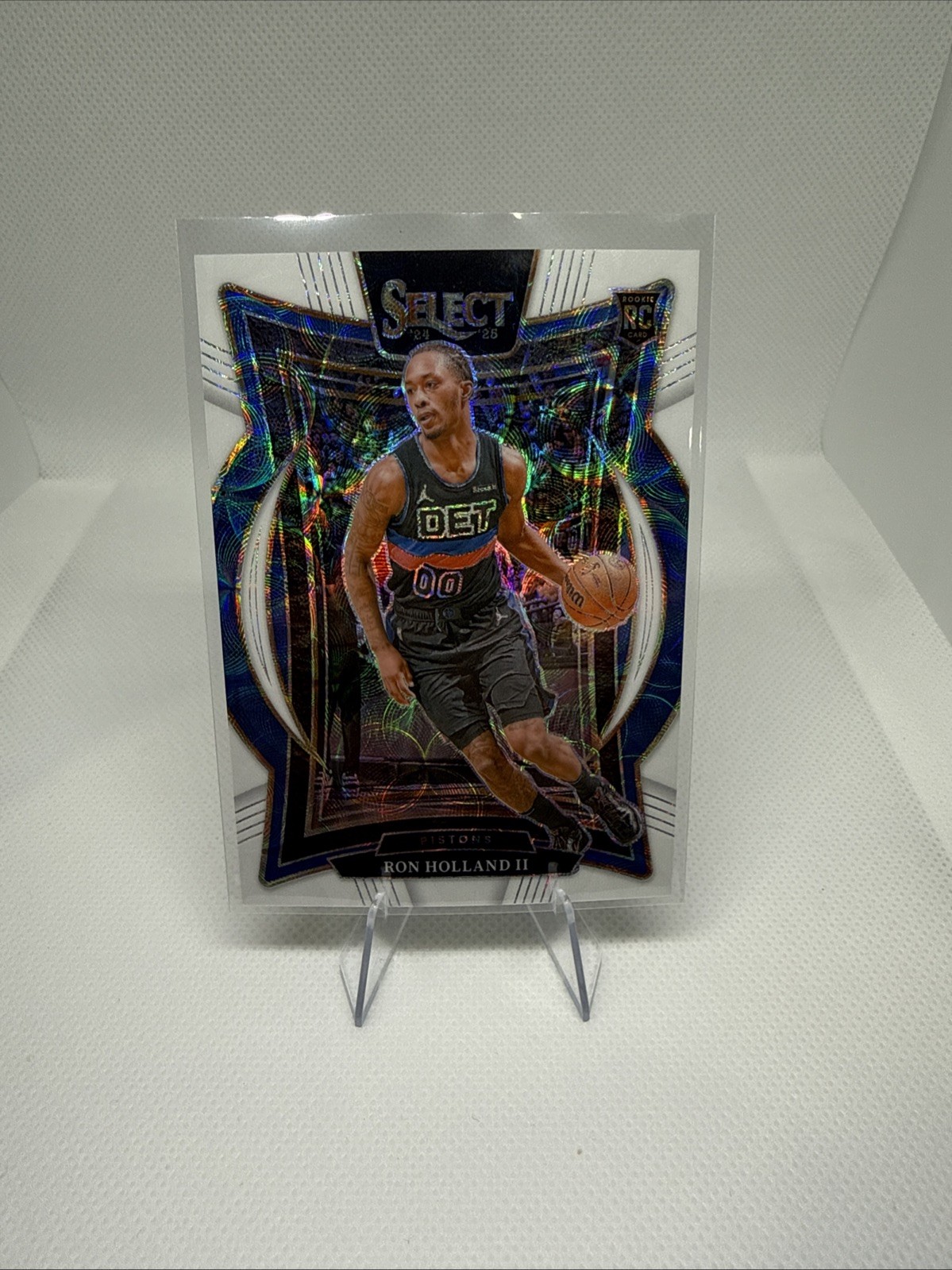 2024-25 Panini Select - Concourse Ron Holland II #74 White Scope Prizm /35 (RC)