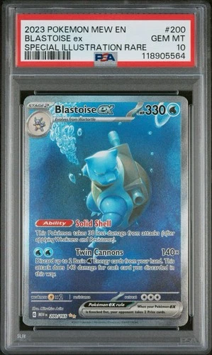 PSA 10 Pokemon SV 151 Blastoise EX 200/165