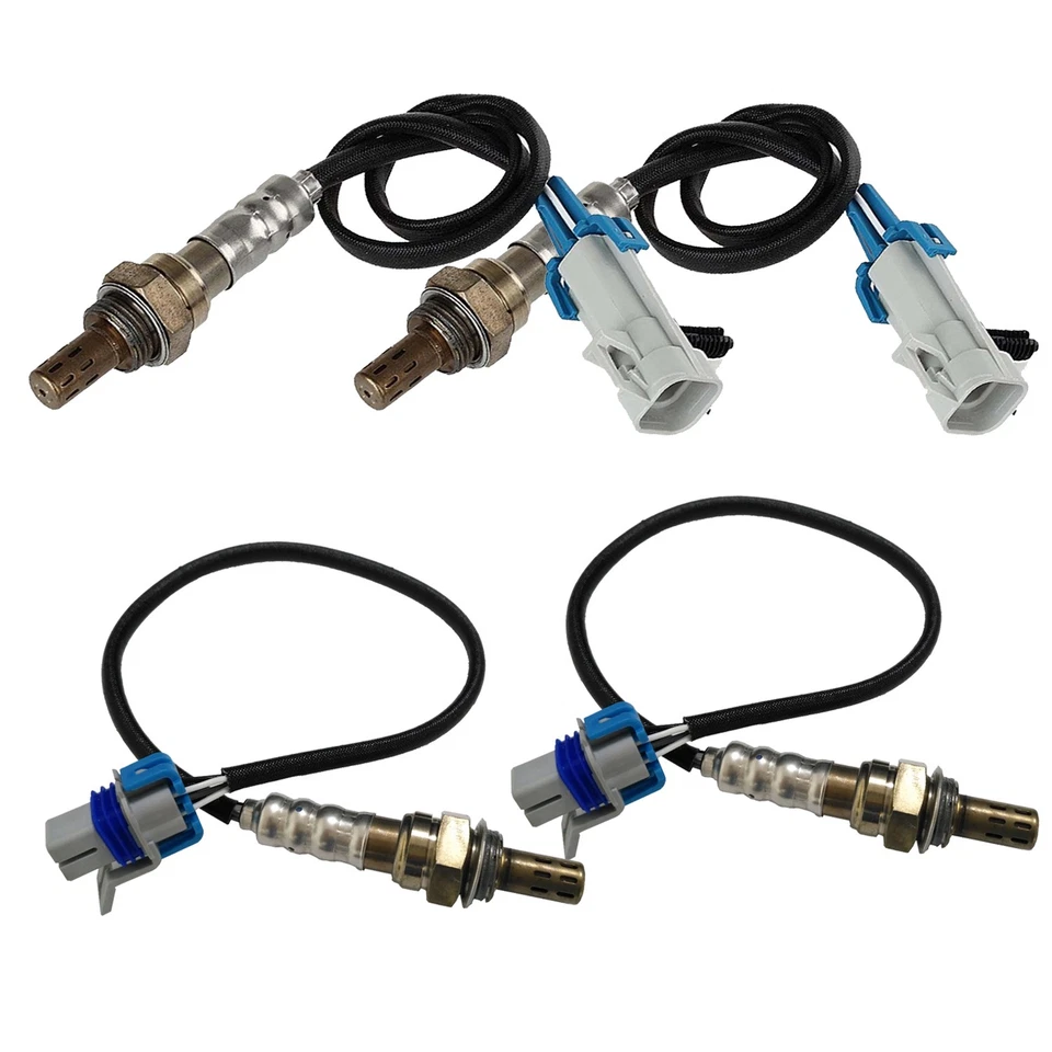 4x Sensor de oxígeno ascendente + descendente para Chevrolet Silverado GMC Sierra 1500 2008-2013 Foto 4 de 4