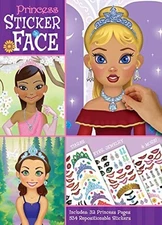 Bendon Create-A-Face Sticker Pad (Princess) 7.75 x 0.25 x 10.75 inches Princess