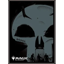 Ensky 80 Magic MTG Players Card Sleeves Mana Minimalist Black Mana Symbol