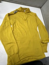 VINTAGE ORIGINAL CYCLING JERSEY GIRAMONDO YELLOW 1970s FITZROY BICYCLE KNITWEAR