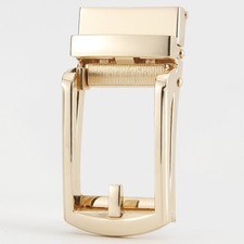 Automatic Belts Buckle Mens Alloy Slide Click Ratchet Buckle Head Fits 3.1cm