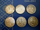 Franklin Half Dollar Lot Of 6 Consecutive Dates. Toners