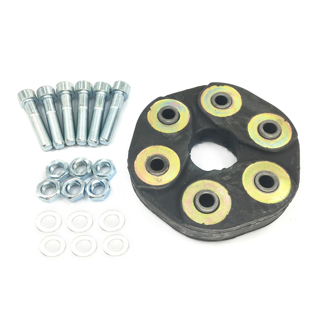 For 86-03 Mercedes W124 W201 W202 Drive Shaft Flex Joint Disc Kit With Mounting