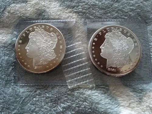 2 - One Troy Ounce .999 e pluribus unum silver bullion coin SMI