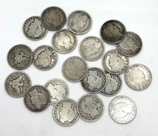 Lot Roll(20) 1906-D Good & Better Barber Halves $10 Face Value Circulated Coins