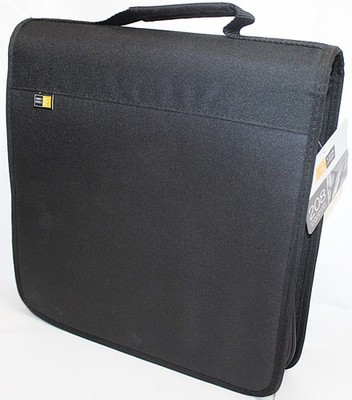 Case Logic 208 CD DVD Binder Storage Wallet Black Nylon BNW208 NWT Hard to Find!