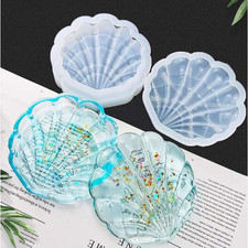 Silicone Resin Molds - Jewelry Storage Box Molds, Seashell Epoxy Molds for Re...