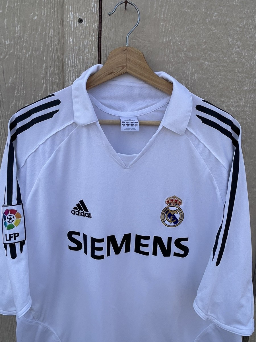 adidas Real Madrid  BECKHAM ユニフォーム Adidas Real Madrid 05/06 Home David Beckham Futbol Soccer Jersey