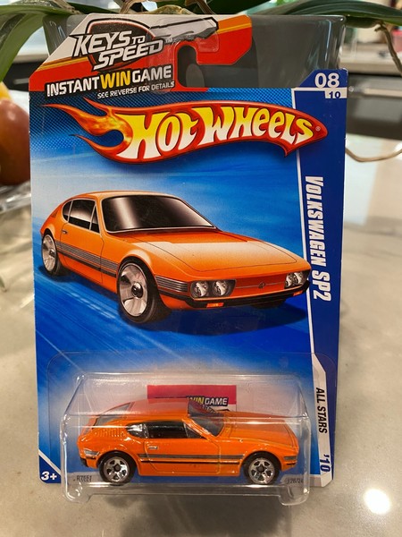 2010 Hot Wheels #126 All Stars ‚10 Volkswagen SP2 Orange Neu 5 Sp-image