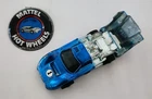 1967 Redline Blue  Ford J Car Hot Wheels & Button
