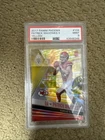2017 Panini Phoenix Patrick Mahomes II Yellow /75 PSA 9 RC! Rookie Mint!