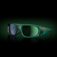 NEW Oakley BELLEVILLE Sunglasses OO9491-0461 Transparent Viridian W/ PRIZM Jade