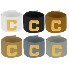Soccer Captain Armband, Elastic Football Armband 6 Pack Classic Color