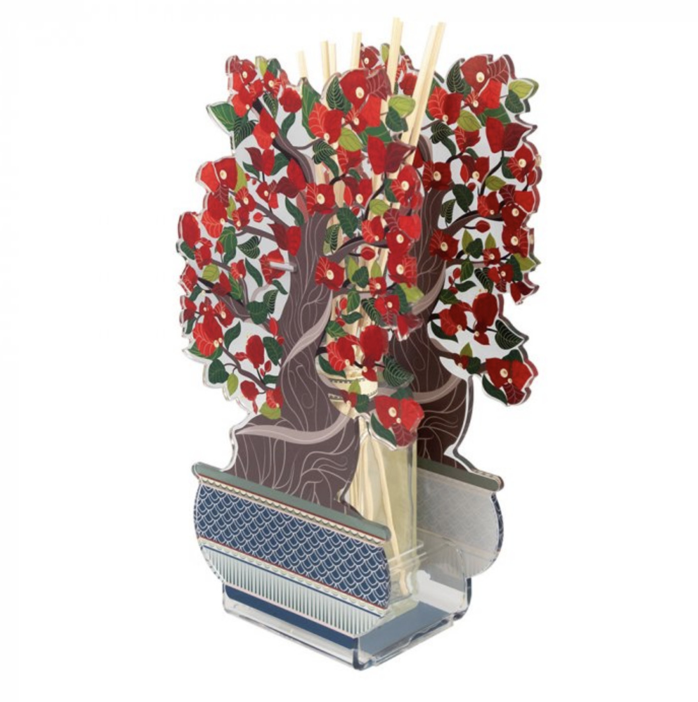 Profumatore Casa Vesta Bonsai Rosso 100ml - Regalo Elegante e Originale