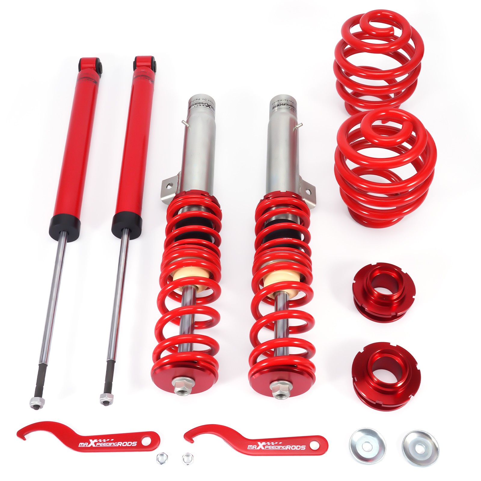 COILOVERS FOR BMW 3 SERIES E46 COUPE ADJUSTABLE SUSPENSION KIT 318 320 325 330