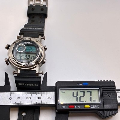 Casio G-shock Dw-9900 Frogman Titanium Case 1999 Digital Watch