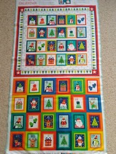 Advent Calendar Cotton Novelty Christmas Design
