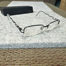 CHARMANT CH10818 BK2 BLACK EYEGLASS Frame ONLY Titanium 49[]18-135mm Japan