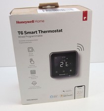 Honeywell Home T6 Smart Wired Programmable Thermostat WiFi, App-Enabled - Black