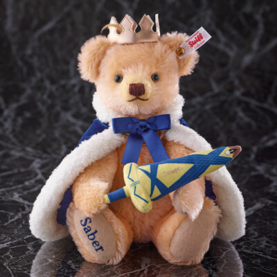 Fate15th Celebration シュタイフ テディベア セイバー Fate/stay night 15th Celebration Goods Steiff Collaboration Teddy
