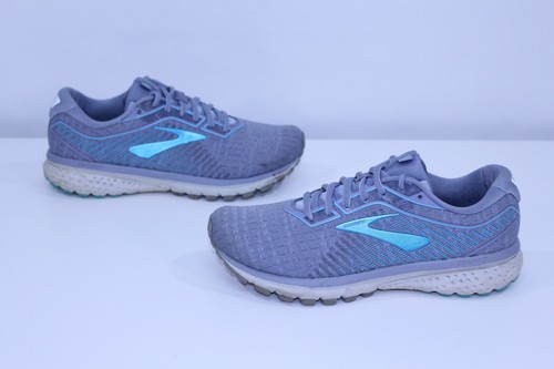 Mujeres Brooks Ghost 12 Tenis Zapatos Tenis Atléticos Correr Correr Correr 9 Verde azulado - Imagen 12 de 12