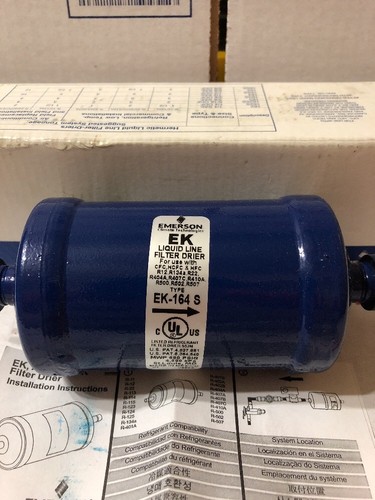 EMERSON CLIMATE TECHNOLOGIES LIQUID LINE FILTER DRIER EK-16-4-S PCN 047616 #B3 - Picture 2 of 6