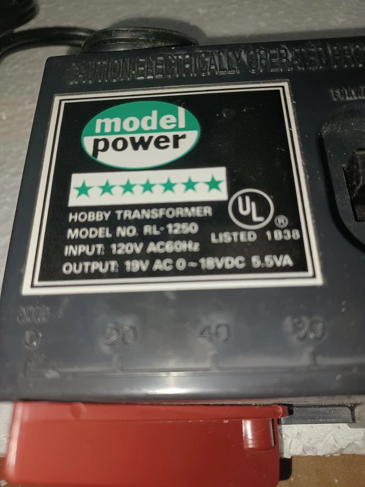 Model Railroad Model Power Hobby Transformer Forward and Reverse Model NO. 1250 - Image 2 of 4