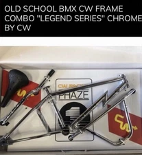 2020 Cw Phaze 1 Limited Edition 200 Rare! BMX Boss Elf Pro GT SE Technique Frame