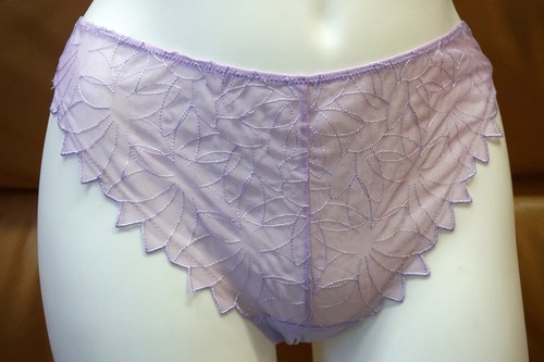 BRAGAS FLORALES CORREAS ELÁSTICAS TRANSPARENTES HECHAS EN EUROPA MALLA SEXY BORDADA L - Imagen 4 de 6