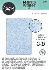 Sizzix Snowflakes #2 3D Embossing folder #665761 Retail $12.99 by Kath Breen