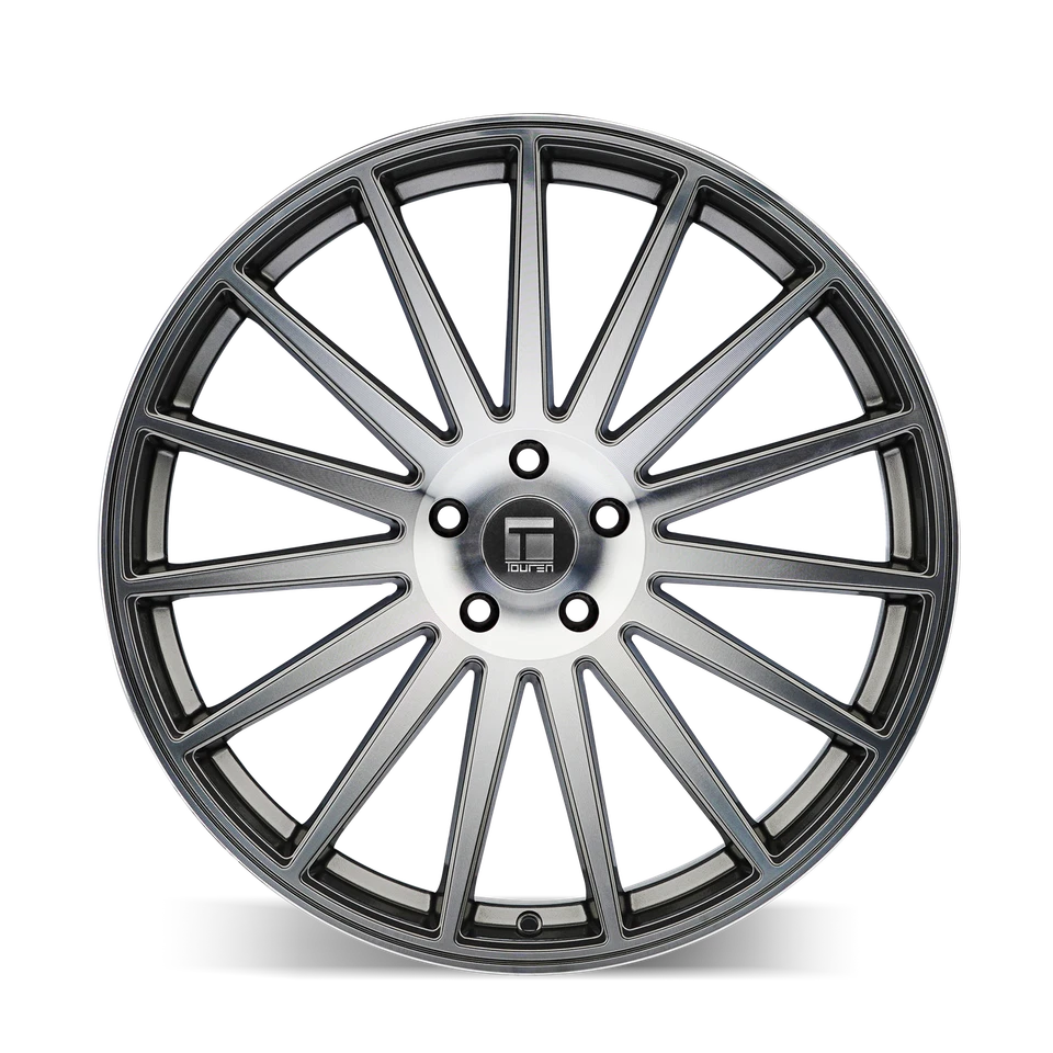 (Juego-4) Llantas Touren TR92 20x10.5 5x114.3 35mm Grafito Mecanizadas Llantas 20 Pulgadas Foto 4 de 4