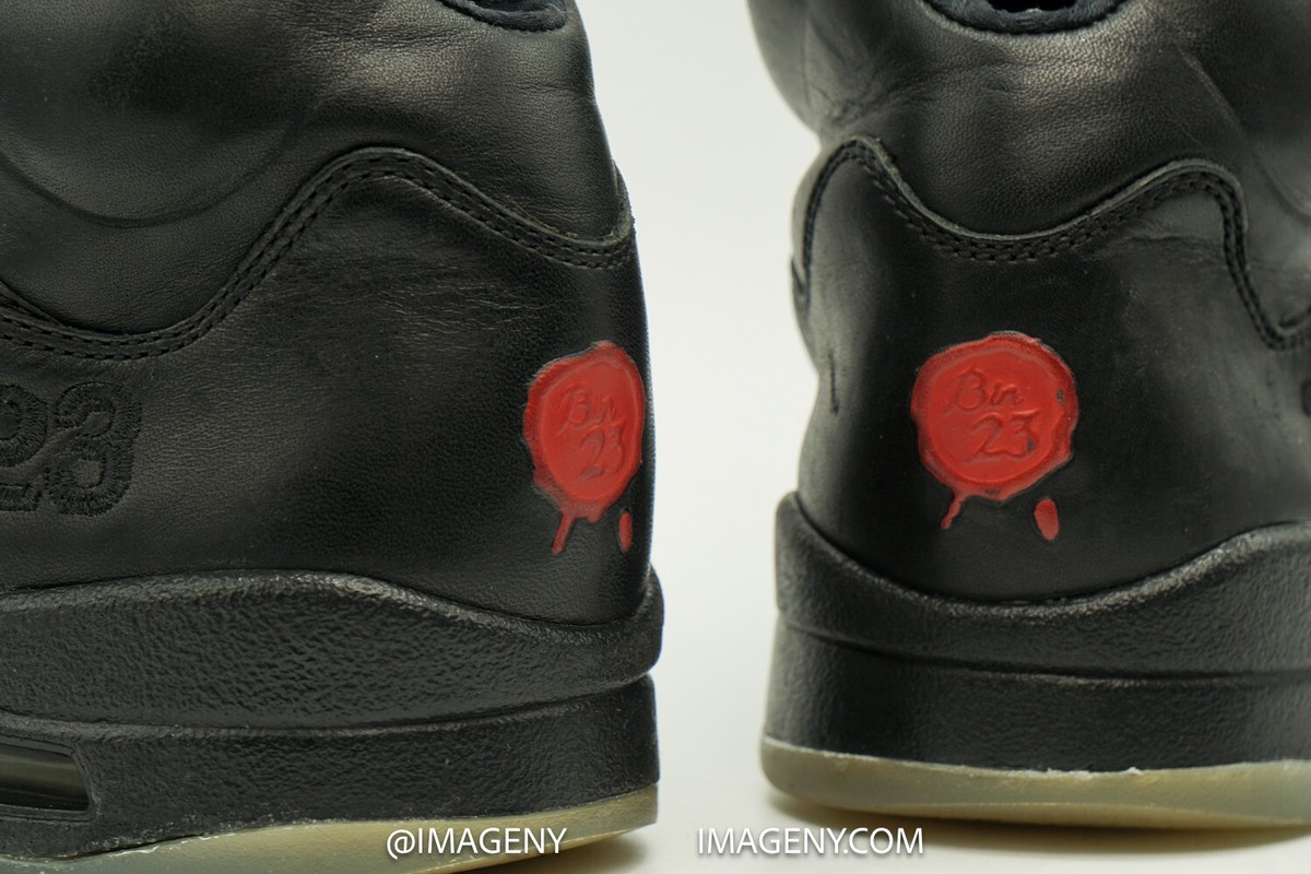 AIR JORDAN V 5 RETRO USED SIZE 11 BIN 23 PREMIO BLACK AIR JORDAN V 5 RETRO USED SIZE 11 BIN 23 PREMIO BLACK